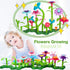 BIRANCO Flower Garden Building Set, 138 PCS Fun Stacking Toys for Toddlers Age 3-6, Educational STEM Gardening Gift