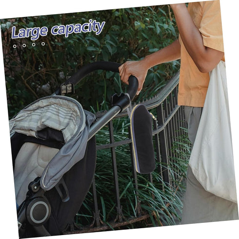 BESPORTBLE Insulated Milk Bottle Carrier Bag Portable Stroller Hanging Bag for Moms Thermal Bottle Warmer Easy Wipe
