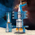 Vilbocr Set 130-Piece 6-12, Space Rocket Building Blocks - STEM Toys for Kids Ages Creative DIY Astronaut Adventure