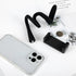Apausvcm Stroller Phone Holder, Portable Flexible Cell Phone Holder Stand with Non-skidding Arm Grip Soft Alloy Phone