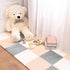 18 12 12 0.4 Amylove Pcs Plush Foam Floor Mat Square Interlocking Carpet Tiles with Border Fluffy Play Mat Floor Tiles