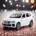 BMW X5 1/32 Metal Model Car Toy with Light and Sound - Pull Back Collectible for Children Age 3+ - Festival Gift (White)