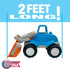 American Plastic Toys Kids’ Gigantic Loader Truck, Made in USA, Tilting Dump Bucket, Knobby Wheels, Ages 2+