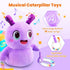 0-6 10 0-6, 6-12 Tummy Baby Toys Months, Washable Baby Musical Caterpillar Toys with Kid's Song,Rattles,BabyTeething