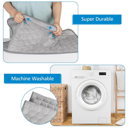 3 Pack of Waterproof Changing Pad Liners - Reusable Portable Diaper Changing Pad Covers