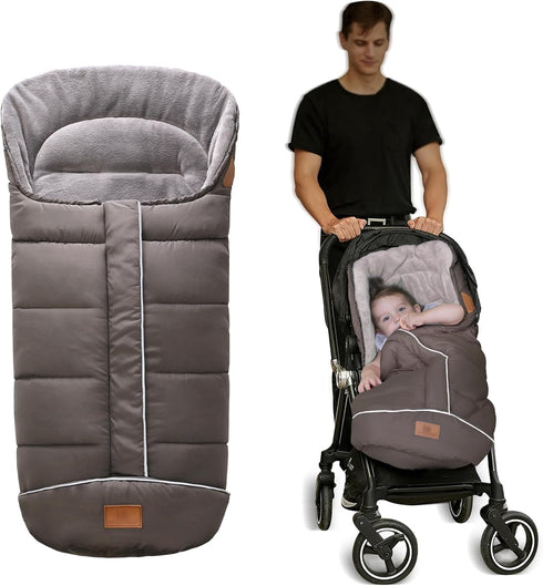 LAT Baby Warm Bunting Bag, Universal Stroller Sleeping Bag, Waterproof Toddler Footmuff