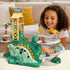 3 4 5 6 7 8 Set, JUKUDAHU Dinosaur Climbing Slide Stair Toy for Toddlers Aged - Racing Track Game Sliding Car Toy