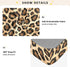CZXW 52" 28" Cheetah Leopard Print Crib Sheets Fitted x Natural Cotton Soft & Breathable for Baby Crib Mattress