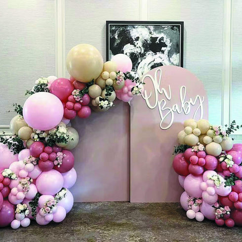 Pink Balloons 12 Inch, 50 Pcs for Baby Shower, Happy Birthday, Gender Reveal, Wedding Party Decoration