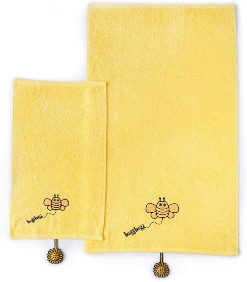 Washcloths,%100 Set, Set 2 Milk&Moo Baby Towels and Cotton Hand and Wash Cloths Towel Ultra Soft, Quick Dry, Absorbent