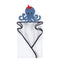 Hudson Baby Unisex Baby Cotton Animal Face Hooded Towel, Octopus, One Size