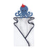 Hudson Baby Unisex Baby Cotton Animal Face Hooded Towel, Octopus, One Size