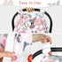 TANOFAR Baby Carseat Canopy, Peekaboo Opening Car Seat Canopy for Babies, Soft and Breathable Infant Carrier Canopy