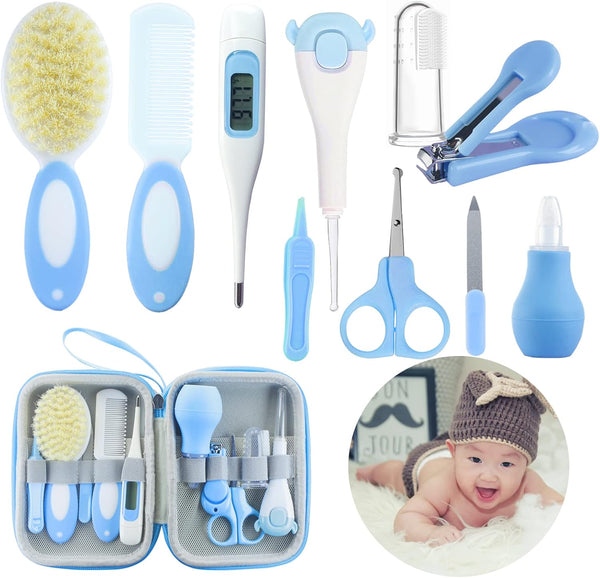 ZELINYE Baby Care Kits,Baby Grooming Kit,10 in 1 Newborn Essentials Must Haves,Baby Nail