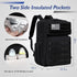 LORADI Dad Diaper Bag with Insulated Pockets, Stroller Clips and Luggage Sleeve for Travel, Large Tactical Diaper Bag