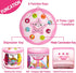 Baby Toys 6 to 12 Months, 4 in 1 Ocaen Rotating Projector, Tummy Time Light Up Musical Toys for 6 7 8 9 12-18 Months, Educational Toys Birthday Gifts for Baby Infants 1 2 Year old Girls(Pink)