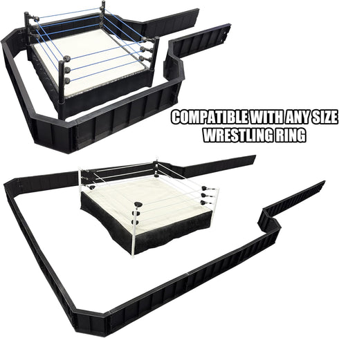 Ultimate Wrestling Ring Barricade Playset - Perfect for Wrestling Action Figures