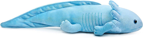 ZHONGXIN MADE Axolotl Plush, 20" Realistic Blue Axolotl Stuffed Animal, Unique Gift for Kids