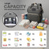 Nuvababy Backpack Multifunctional Baby Diaper Bag with Changing Station Baby Bag for Moms, Dads, Shower Gifts