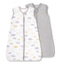 TILLYOU Sleep Sack 18-24 Months, 0.5 TOG Baby Wearable Blanket with 2-Way Zipper, 2 Pack, Gray Grown