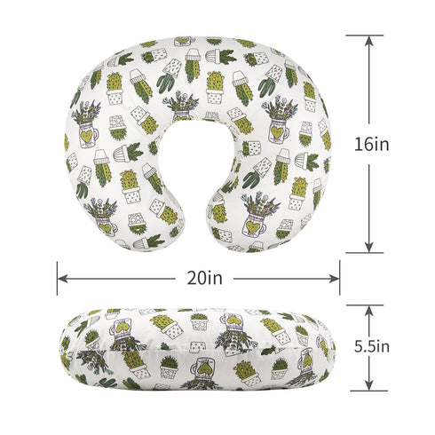ZT-Z15 ALVABABY Nursing Pillow Cover Slipcover Soft and Comfortable Feathers Design Maternity Breastfeeding Newborn