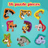Wild Animal Puzzles for Kids Aged 3+, Educational Montessori Toys for Toddlers, Preschool Learning Game