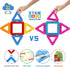 3+ Set Coodoo Upgraded Magnetic Blocks Tough Tiles STEM Toys for Year Old Boys and Girls Learning by Playing Games