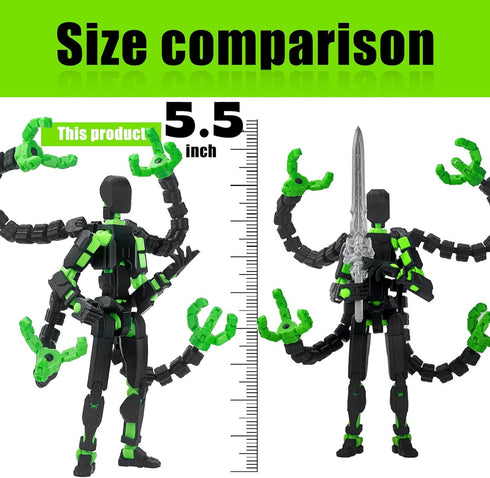 PkghoKids T13 T13 t-13 3D 5.5inch) Already Assembled Action Figure Accessories, Multi-Jointed Movable,for Collectors