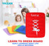 2-8 YHZAN Learn to Tie Your Shoes Dressing Board Montessori Mobile Sensory Board Travel Therapist Life Skills