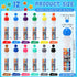 Set Night(0.5 oz) Crtiin Assorted Colors of Bingo Game Cards and Daubers Includes Bingo Paper Game Cards and Dot