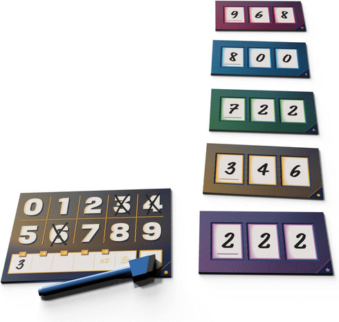 The Number Party Game - Fun Risk Taking Strategy Board Game for Family Game Night, Ages 8+, 3-5 Players