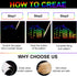 Cityrosy 60 Pcs Scratch Art Paper Rainbow Sets, Black Scratch Off Paper for Kids Crafts, Easter Gifts