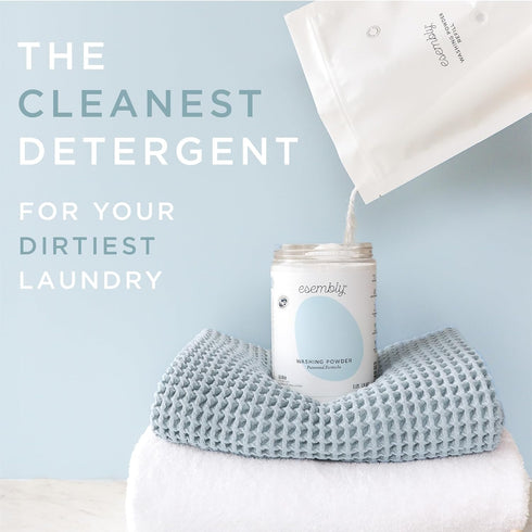 (3lb Esembly Laundry Washing Powder HE Mineral Based Detergent for All Household Laundry and Cloth Diapers Patented