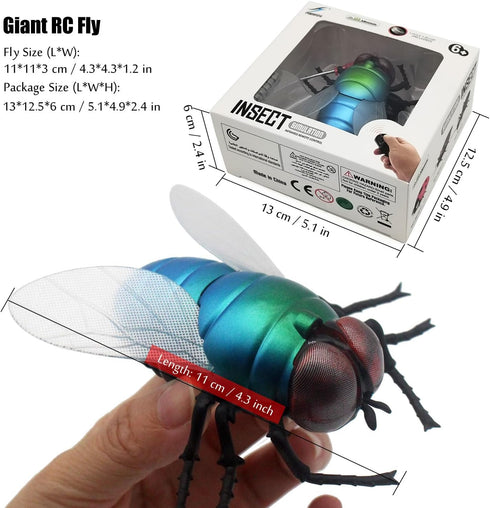 Realistic RC Fly Toy - Remote Control Mosca for Kids' Fun