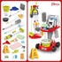 Toddler Cleaning Set | New 29-Piece Detachable Kids Cleaning Toy Set for Pretend Play Educational Cleaning Carts (Red)