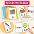 Preschool Learning Activities Handwriting Practice Book for Kids, CVC Word Writing & Spelling Cards for Ages 3-6