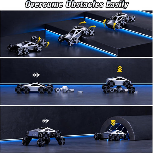 8 2.4GHz 6-14, Bsgifts Remote Control Car, Wheels RC Stunt Car with LED Lights & Music, RC Drift Car for Boys Aged