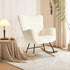 Nursery Rocking Chair Cover, Jacquard Stretch Cover for Nursery Rocking Chair Teddy Upholstered Glider Rocker, Rocking