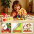 3-5 INIFEIDALA Montessori Wooden Preschool Educational Toy Ages - Apple Picking Magnetic Fruit Tree, Shape Color