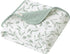 Konssy Muslin Baby Blankets for Girls Boys, 100% Cotton Crib Blanket for
