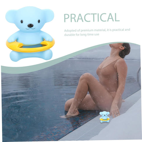 Garneck Cartoon Bath Thermometer Safe Floating Water Temperature Gauge for Boy Girl Bathtubs and Pools Fun Measurement