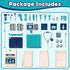 3-5, Set, 3 4 5 Lehoo Castle Doctor Kit for Toddlers Kids Doctors Play Mobile Cart with Lights and Sound, Pretend Play