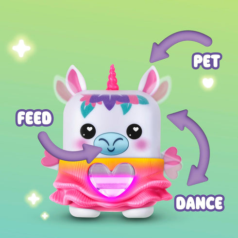 70+ 5+ Nano-MALS Meadowmist The Unicorn, Electronic Pet Unicorn Toy, Responses, Interactive Fidget Toys for Girls