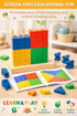 VATTAL Montessori Wooden Stacking Toy for Kids - Toddler & Preschool STEM Learning Creative Brain Teaser Educational