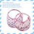 DC-BEAUTIFUL 4 Pcs Diapers and Bibs for 14-18 Inch Baby Dolls