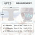 6 Pack 13 Max Shape Wearable Cotton Cloth Dipper Pants for Baby Girls and Boys,Adjustable Cotton Diaper Layers