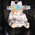 Naturahand 3 Pcs Baby Head Support Band for Stroller Car Seat Neck Relief Strap Headrest for Sleeping Traveling Head