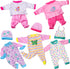 5 Sets 14-18 Inch 16 Inch UNICORN ELEMENT Baby Doll Clothes for Dolls, Baby Doll Pjs Clothes Outfits and Accessories