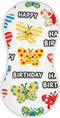 decor gift Cotton Burp Cloth Breathable Happy Birthday Cute Butterfly spit up Cloth for