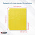 BCW Double-Sided 9-Pocket Pages Holder, 20 Yellow Pages for Trading Card Binder, Secure Side Loading Solution